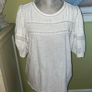 Loft puffed sleeve blouse